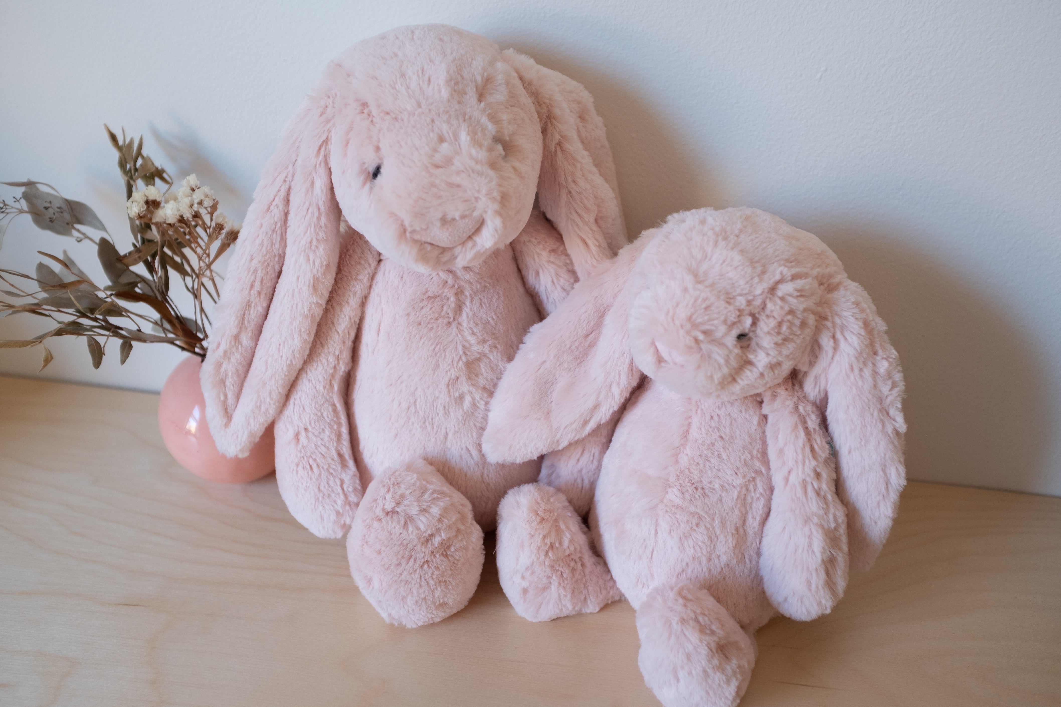 Peluche lapin rose really big - JELLYCAT